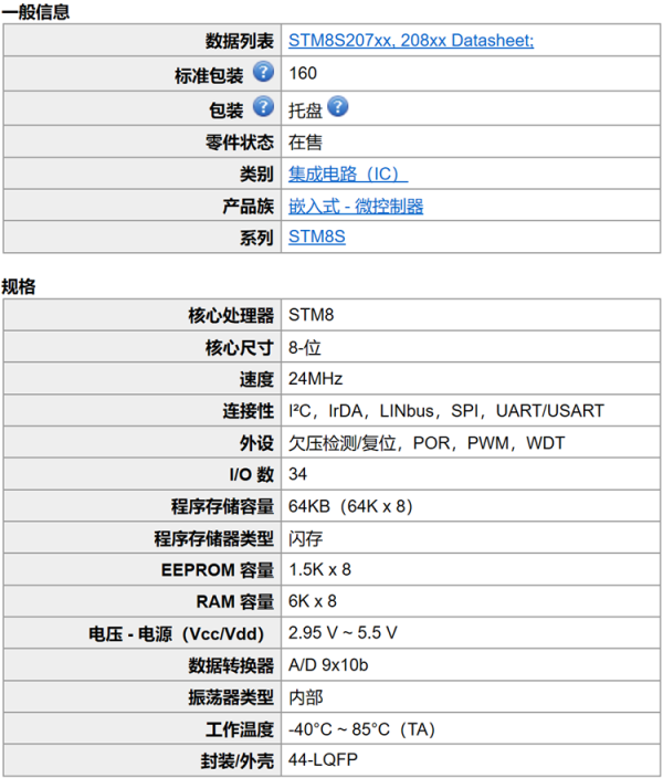 STM8S207S8T6C-1